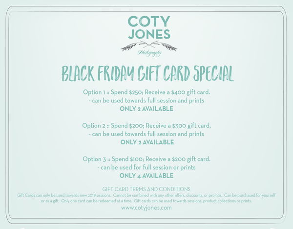 Black Friday Gift Card Sale - $100